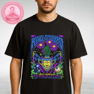 Live Music Artwork For King Gizzard And The Lizard Wizard At Bonnaroo In Manchester TN On June 13 To 15 2025 Unisex T-Shirt