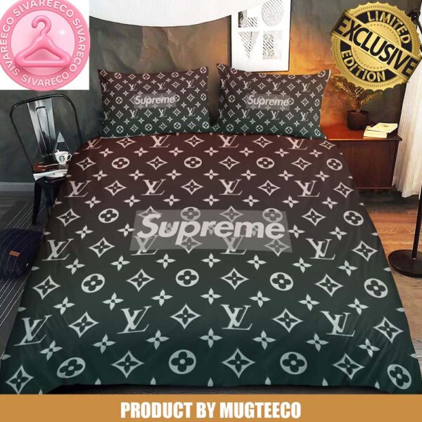 Louis Vuitton Supreme Radiant Colorway Bedding Set