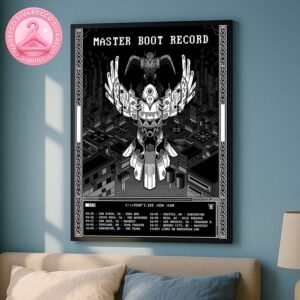 Master Boot Record Tour 2025 List Schedule Home Decor Poster Canvas