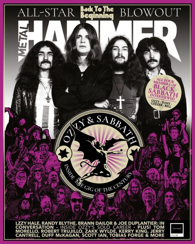Metal Hammer Cover Featuring Ozzy Osbourne And Black Sabbath For All Star Blowout Back To The Beginning Interview Special