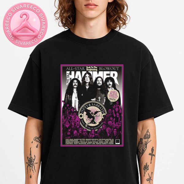 Metal Hammer Cover Featuring Ozzy Osbourne And Black Sabbath For All-Star Blowout Back To The Beginning Interview Special Unisex T-Shirt