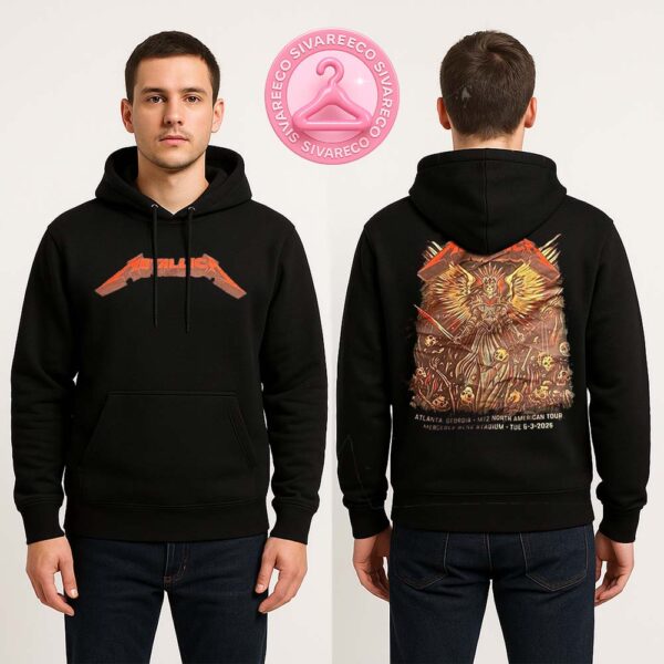 Metallica M72 ATL Exclusive Hoodie In Atlanta Georgia At Mercedes Benz Stadium On June 3th 2025 M72 North America Tour Two Sides Unisex Hoodie