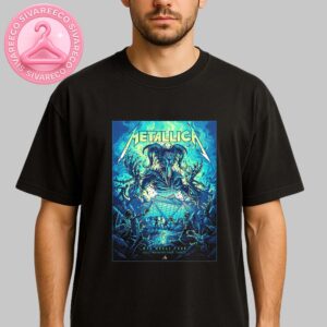 Metallica M72 Atlanta Pop-Up Shop Poster For Atlanta Georgia At Mercedes Benz Stadium On June 3 2025 M72 North America Tour Unisex T-Shirt
