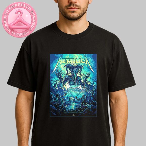 Metallica M72 Atlanta Pop-Up Shop Poster For Atlanta Georgia At Mercedes Benz Stadium On June 3 2025 M72 North America Tour Unisex T-Shirt