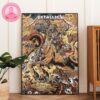 Wu Tang Clan Poster At Climate Pledge Arena In Seattle Washington On June 28 2025 Featuring Samurai Style Artwork Home Decor Poster Canvas