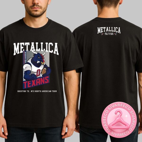 Metallica M72 Houston Texas Exclusive Tour Tee  Official June 14 NRG Stadium Shirt