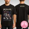 Metallica M72 World Tour 2025 Santa Clara Concert T-Shirt With Stadium Graphic And Yellow M Logo Two Sides Unisex T-Shirt