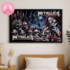 Metallica M72 Santa Clara Night 2 Venue Poster At Levi’s Stadium In Santa Clara California On June 22th 2025 Featuring Skull Ritual Art Home Decor Poster Canvas