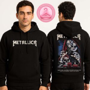 Metallica M72 Santa Clara Night 2 Venue Hoodie In Santa Clara California At Levi’s Stadium On June 22th 2025 M72 North America Tour Two Sides Unisex Hoodie