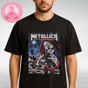 Metallica M72 Santa Clara Night 2 Venue Poster At Levi’s Stadium In Santa Clara California On June 22th 2025 Featuring Skull Ritual Art Unisex T-Shirt