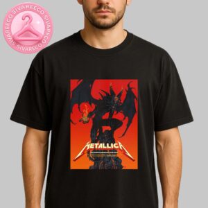 Metallica M72 Santa Clara Pop-Up Shop Poster In Santa Clara Califonia At Levi’s Stadium On June 20 And 22 2025 Demon Artwork Unisex T-Shirt