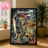 Metallica M72 Tampa Full Show Combined Venues Poster For Tampa Florida At Raymond James Stadium On June 6 8 2025 Home Decor Poster Canvas