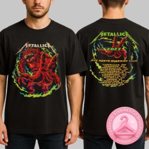 Metallica Squindo M72 Tour Tee – Houston Pop-Up Shop Exclusive  2 Sided Official Unisex T-Shirt