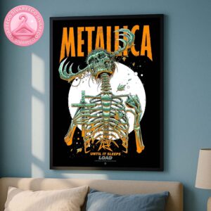 Metallica Until It Sleeps Poster By Luke Preece Commemorate Load 2025 Home Decor Poster Canvas