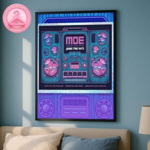 Moe Jams The 90s Poster At Charleston Pour House In Charleston South Carolina On June 18 And 19 2025 Home Decor Poster Canvas