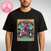 Mumford And Sons At Hollywood Bowl In Los Angeles CA On June 12 2025 – Ornate Blue Wolf Artwork Unisex T-Shirt