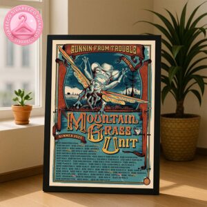 Mountain Grass Unit Summer Tour 2025 September 5th 2025 The Sinclair In Cambridge MA List Dates Home Decor Poster Canvas