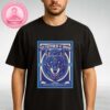 Spafford Summer 2025 Tour List Poster At Multiple Venues In USA – Colorful Birdhouses Artwork Unisex T-Shirt