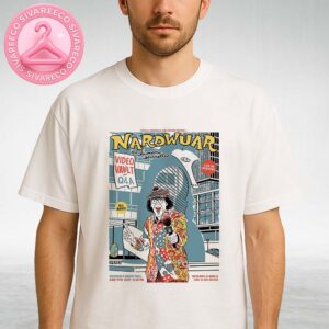 Nardwuar Video Vault Q&A Poster At Avondale Music Hall In Chicago Illinois On June 19 2025 Unisex T-Shirt