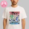 Moe Poster For Circle Of Giants Summer Tour 2025 Featuring Fantasy Psychedelic Artwork With Spiral Eye Symbol And Musical Elements Unisex T-Shirt