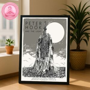 Peter Hook And The Light Two Night Show At Cat’s Cradle In Carrboro NC ANd The Orange Peel In Asheville NC On Jun 2nc And 3rd 2025 Home Decor Poster Canvas