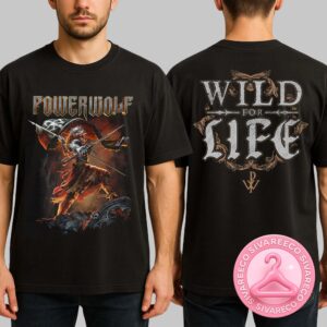 Powerwolf Wild for Life Tee Two Sides Unisex T-Shirt