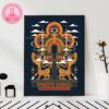 Pretty Lights at Meadow Creek in Buena Vista CO on June 27 2025 – Yahn Dawn Poster in Blue Home Decor Poster Canvas