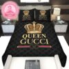 Luxury With Mickey Mouse And Minnie Mouse Vintage Monogram Pattern Background Bedding Set