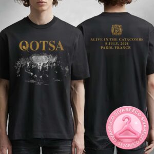 Queens Of The Stone Age Alive In The Catacombs 8 July 2024 Tee Two Sides Unisex T-Shirt