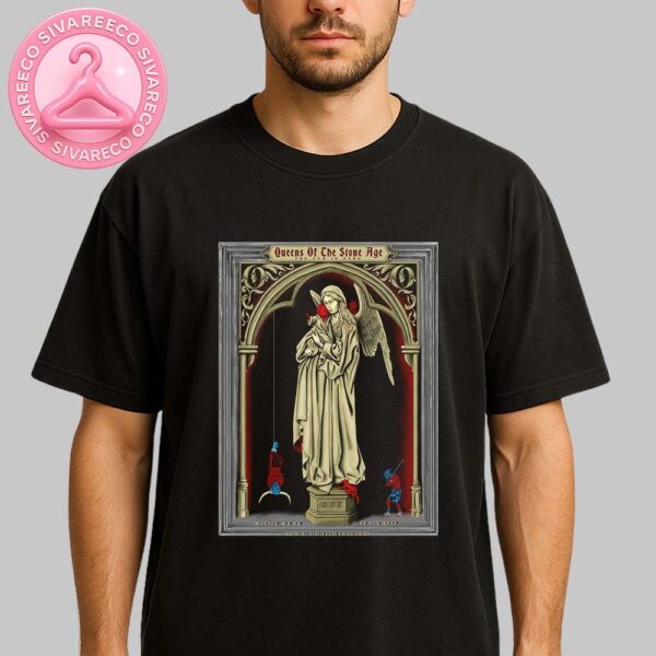 Queens Of The Stone Age Night 2 The End Is Nero Tour Music Show Poster In Boston MGM Music Hall at Fenway June 11 2025 Unisex T-Shirt