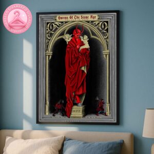 Queens Of The Stone Age The End Is Nero Tour 2025 At The MGM Music Hall At Fenway In Boston MA US On June 10th 2025 The End Is Nero Home Decor Poster Canvas