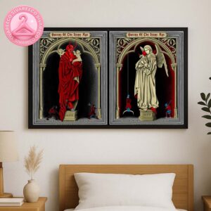 Queens Of The Stone Age The End Is Nero Tour Full Show Music Music Poster In Boston MGM Music Hall at Fenway June 10-11 2025 Home Decor Poster Canvas