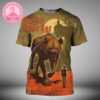 Dead And Company Live Poster At Sphere In Las Vegas NV In 2025 Featuring Skeleton Cowboys At Sunset All Over Print Shirt
