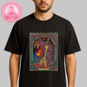 Queens of the Stone Age Live At Kemba Live In Columbus OH On June 17 2025 With Monster and Skeleton Guitar Art Unisex T-Shirt