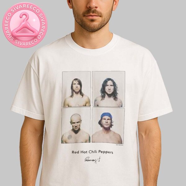 Red Hot Chili Peppers x Ross Halfin x STANDARD 4 Members Color Photo Tee Unisex T-Shirt