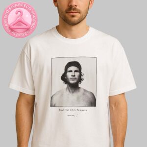 Red Hot Chili Peppers x Ross Halfin x STANDARD Flea BW Photo Tee Unisex T-Shirt