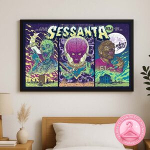 Sessanta V 2.0 Performance Primus-Puscifer And A Perfect Circle At The Xcel Energy Center In Saint Paul MN On June 1 2025 Home Decor Poster Canvas