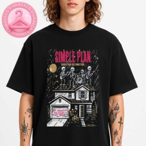 Simple Plan Bigger Than You Think Tour Poster At Dolby Theater In Los Angeles CA On August 3 2025 Unisex T-Shirt