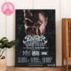 Smith Kotzen Tour 2026 Poster For Black Light White Noise Featuring Full Europe Dates And Red Neon Rock Duo Artwork Home Decor Poster Canvas