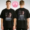 Smith Kotzen Tour 2026 Poster For Black Light White Noise Featuring Full Europe Dates And Red Neon Rock Duo Artwork Two Sides Unisex T-Shirt