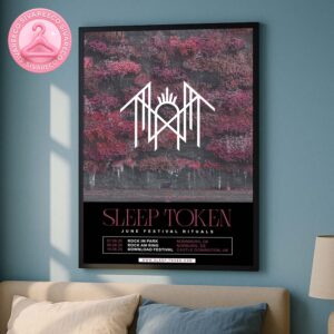 Sleep Token June Festival Rituals 2025 List Home Decor Poster Canvas
