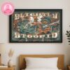 Wu Tang Clan Samurai Artwork At Toyota Center In Houston TX On June 14 2025 Home Decor Poster Canvas