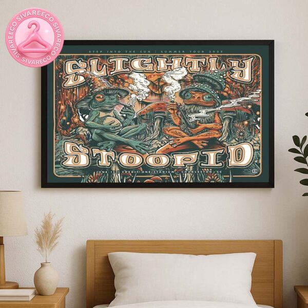 Slightly Stoopid Step Into The Sun Tour At Credit One Stadium In Charleston SC On June 15 2025 Home Decor Poster Canvas