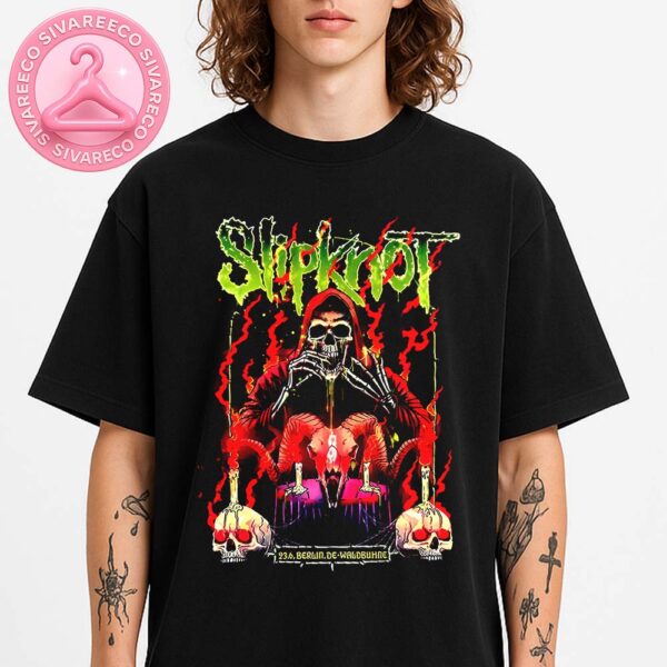 Slipknot Live Show Poster At Waldbühne In Berlin Germany June 23 2025 Unisex T-Shirt