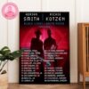Spirit Of The Beehive California Tour Poster July 2025 Featuring Sunset Coastline And Jellyfish Streetlight Artwork Home Decor Poster Canvas