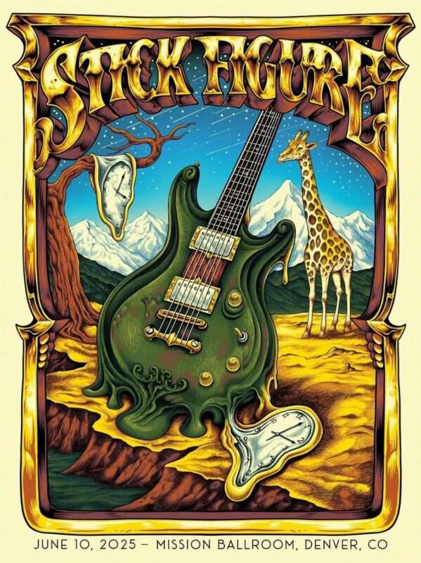 Stich Figure Night 1 Show Poster For Denver Co At Mission Ballroom On June 10th 2025