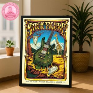 Stich Figure Night 1 Show Poster For Denver Co At Mission Ballroom On June 10th 2025 Home Decor Poster Canvas