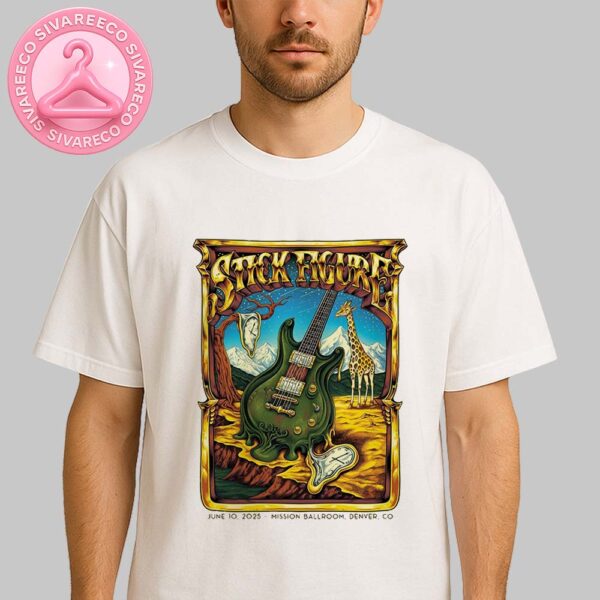 Stich Figure Night 1 Show Poster For Denver Co At Mission Ballroom On June 10th 2025 Unisex T-Shirt