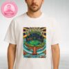 Superdrag Live Poster At The Troubadour In Los Angeles California On June 20 And 21 2025 With Green Godzilla Artwork Unisex T-Shirt