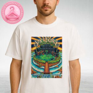 Stick Figure Live Show Poster At Huntington Bank Pavilion In Chicago IL On June 18 2025 Unisex T-Shirt